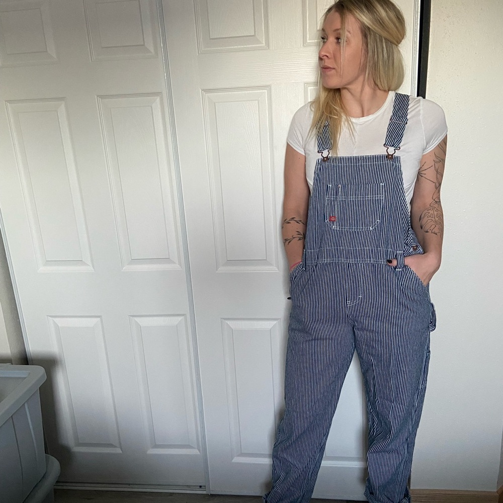 Dickies pinstripe coveralls